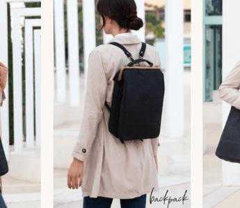 Convertible Backpack Purse | Laflore Paris Black by Laflore Paris