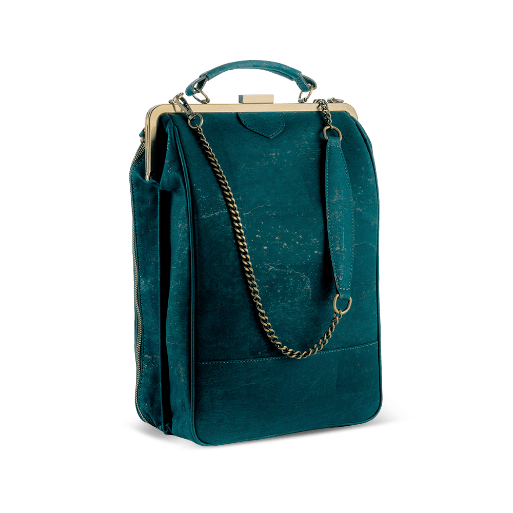 La Flore Paris Bobobark emerald Convertable Backpack Purse Plus Shoulder  Straps